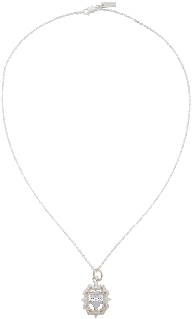 Hatton Labs Halsketting Met Hanger in het Wit voor heren Heren Sieraden voor voor Oorbellen en earcuffs voor 