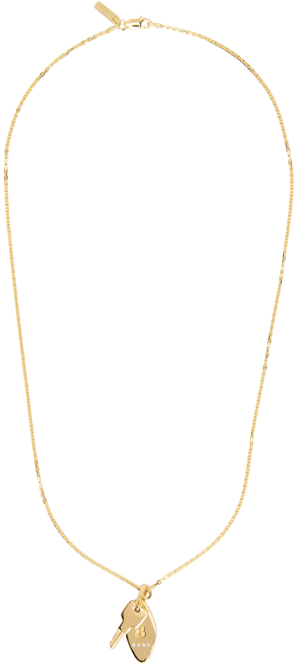 Hatton Labs Gold Towers Key Necklace