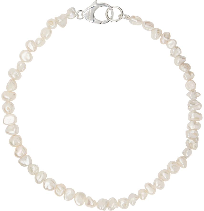 Hatton Labs White Baroque Pearl Necklace