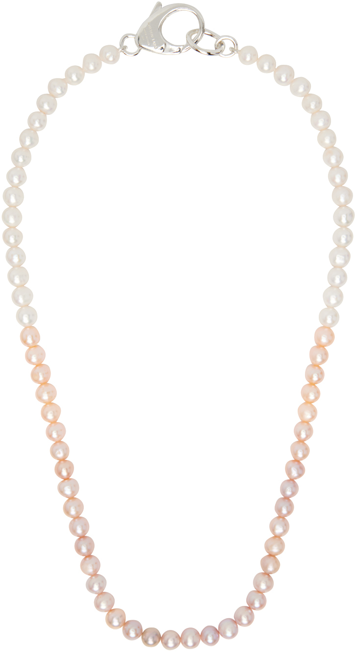 Hatton Labs Pink Gradient Pearl Necklace