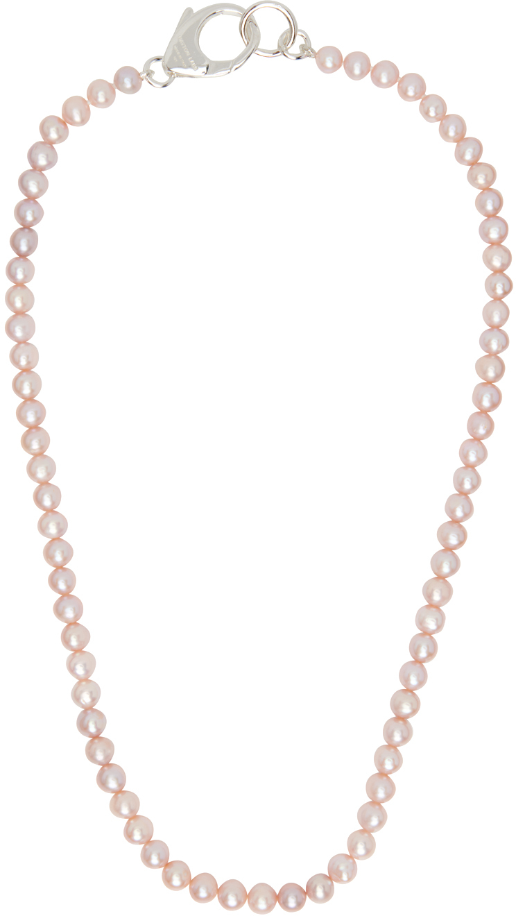 Hatton Labs Pink Classic Pearl Necklace