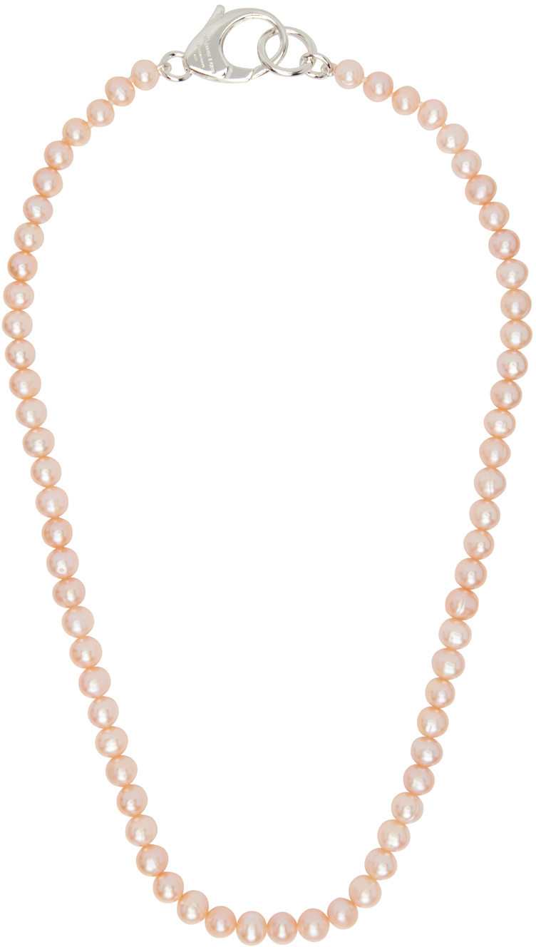Hatton Labs Pink Pearl Necklace