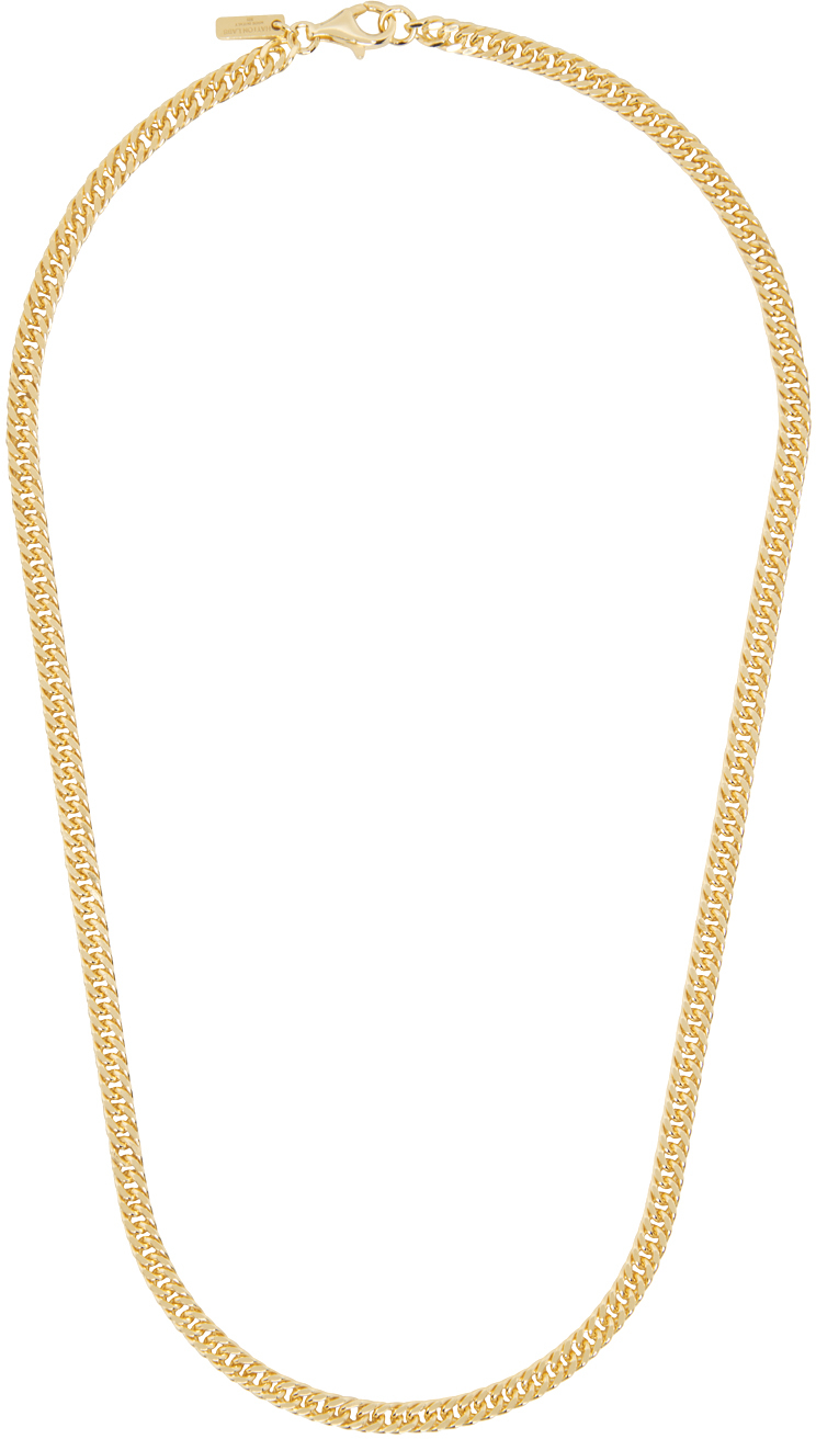 Hatton Labs Gold Mini Curb Chain Necklace