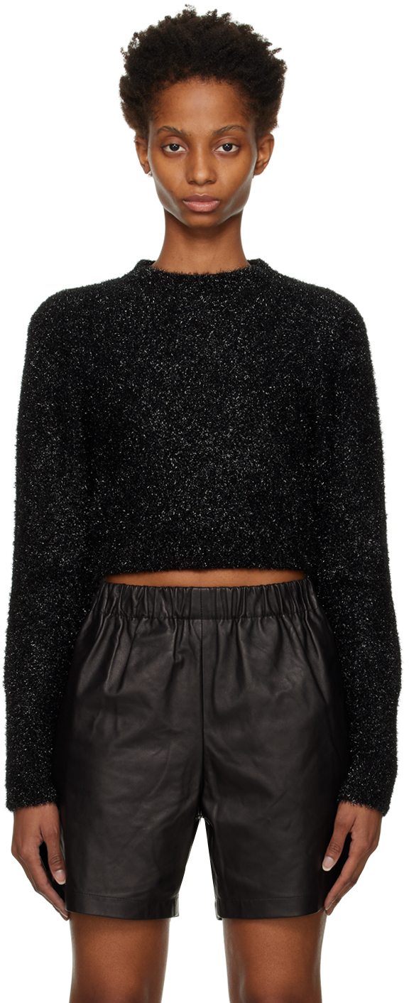 Black Shinny Sweater