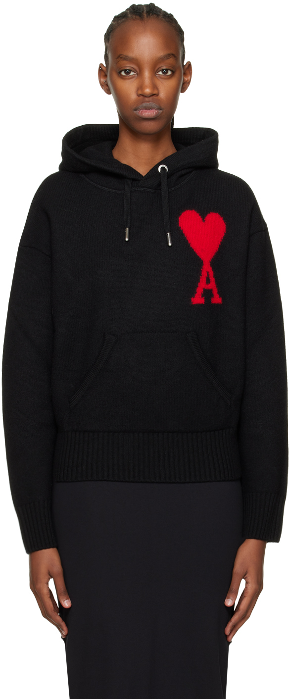 Black Ami de Cœur Hoodie