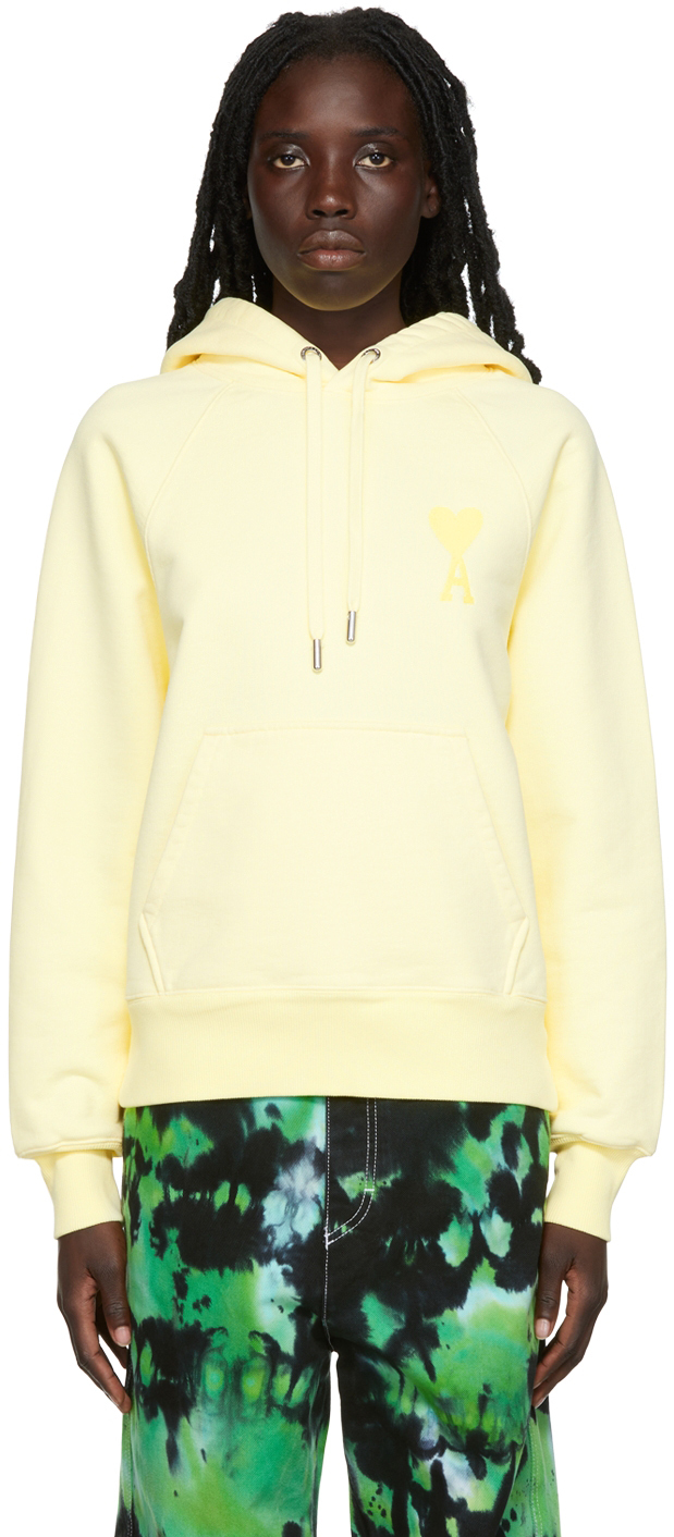 Yellow Ami de Caur Hoodie