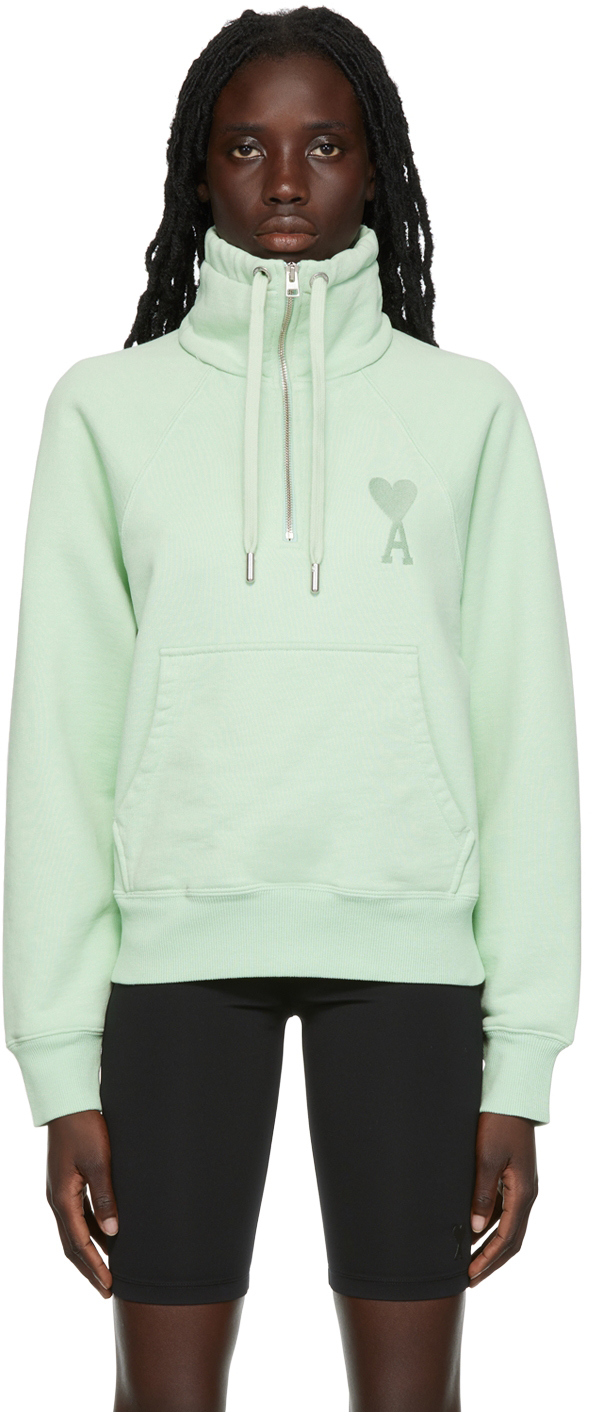 Green Ami de Caur Half-Zip Sweatshirt