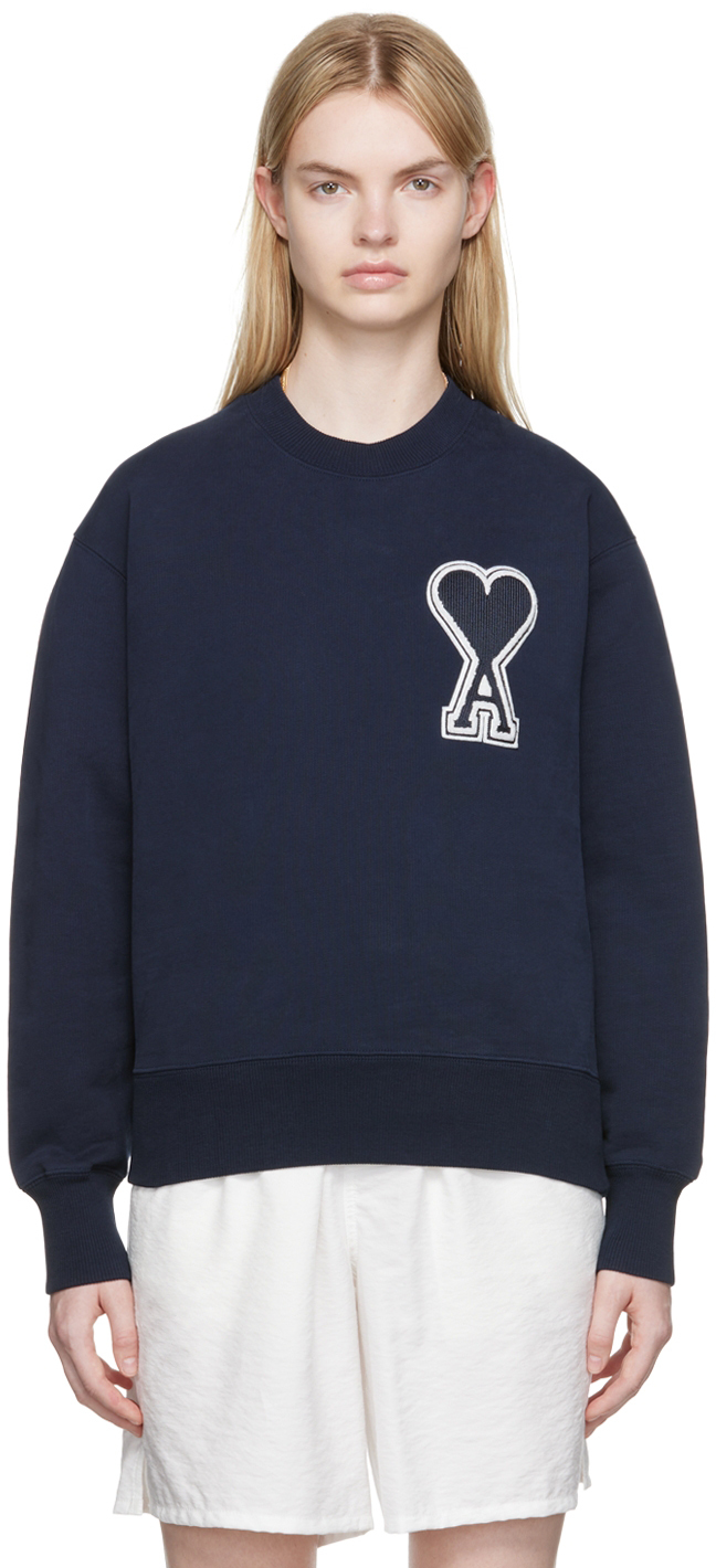 SSENSE Exclusive Navy Organic Cotton Sweatshirt