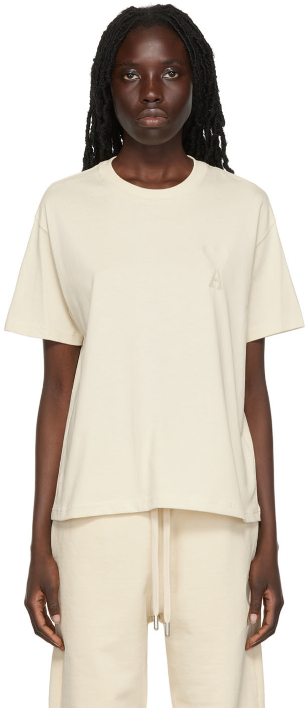 Beige Ami de Caur T-Shirt