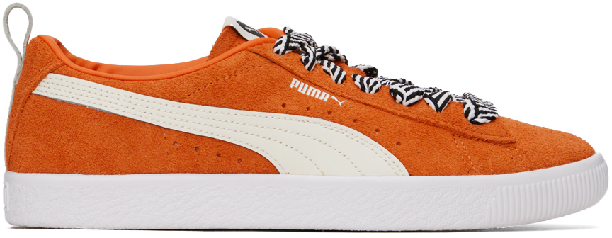 AMI Alexandre Mattiussi Orange Puma Edition VTG Sneakers | Smart 