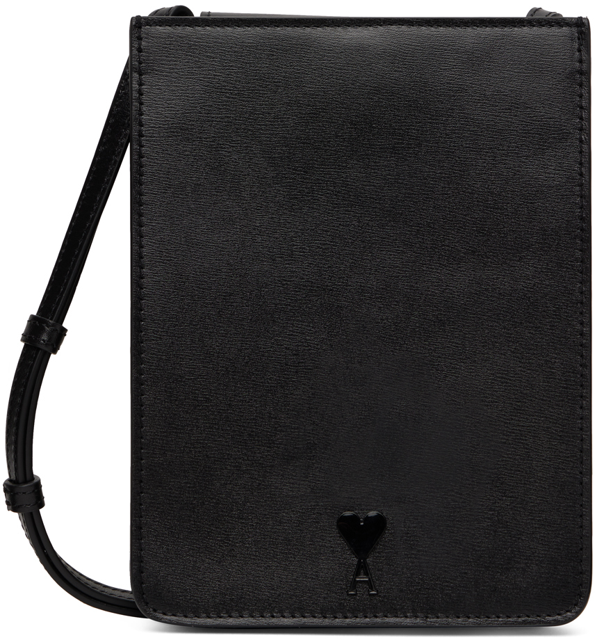 SSENSE Men Accessories Bags Briefcases Black Small Zip Document Holder 