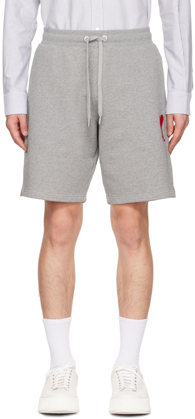 Gray Ami de Caur Track Shorts