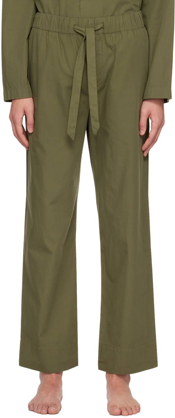 green drawstring pants