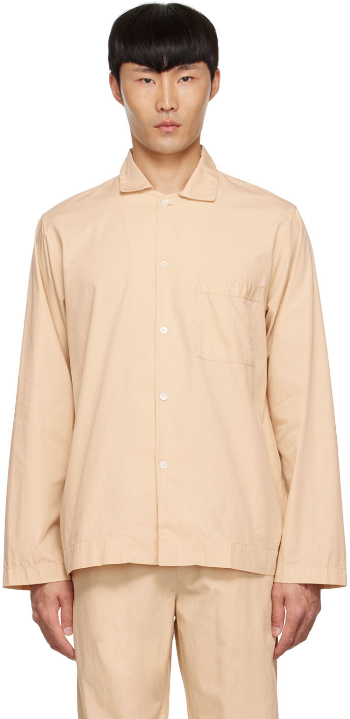 Beige Organic Cotton Pyjama Shirt