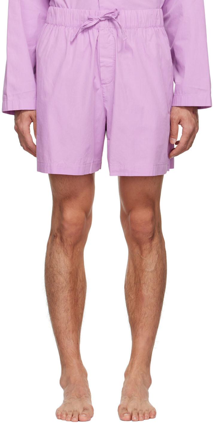 SSENSE Men Clothing Loungewear Pajamas Pink Organic Cotton Pyjama Shorts 