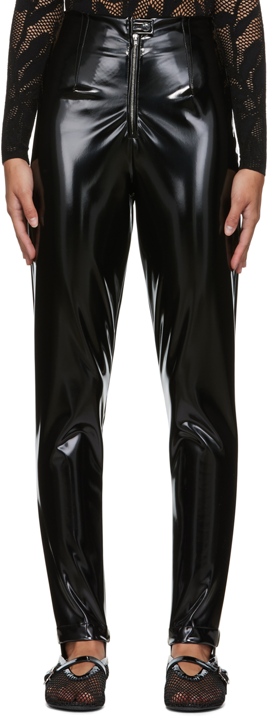 ALAÏA Black Stirrup Trousers