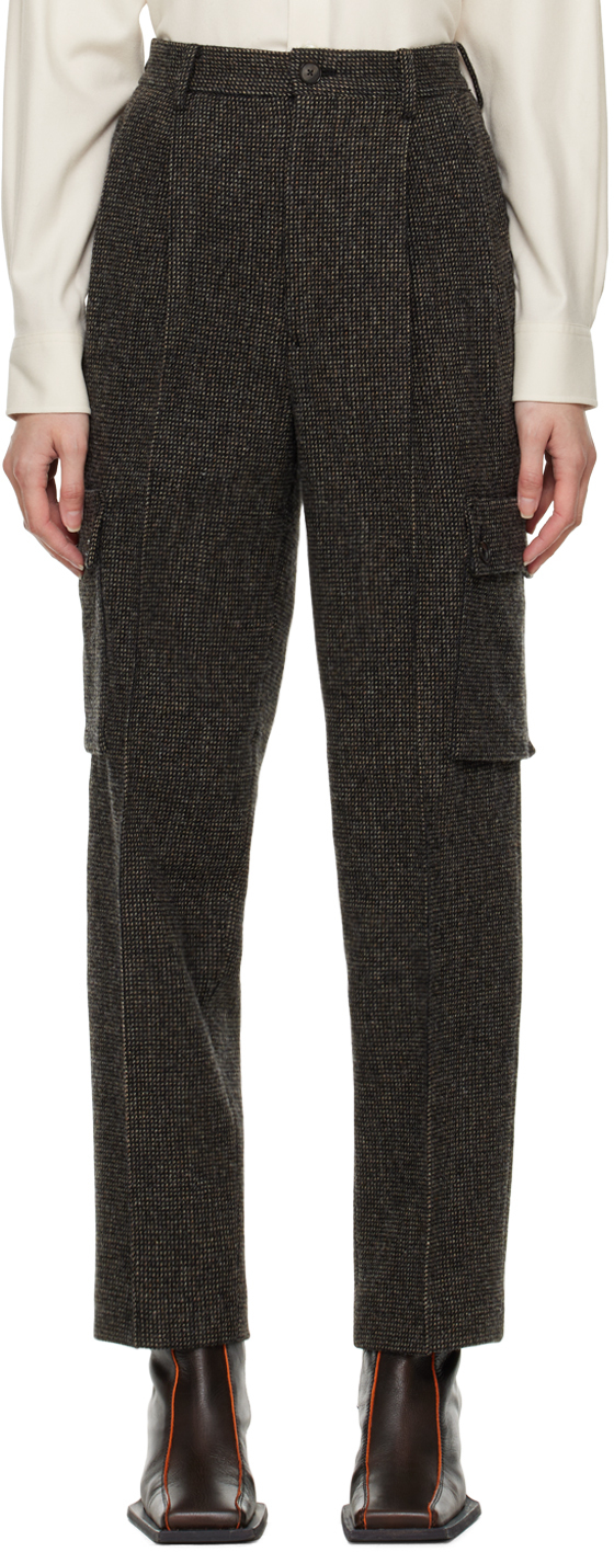 Gray Hairline Trousers