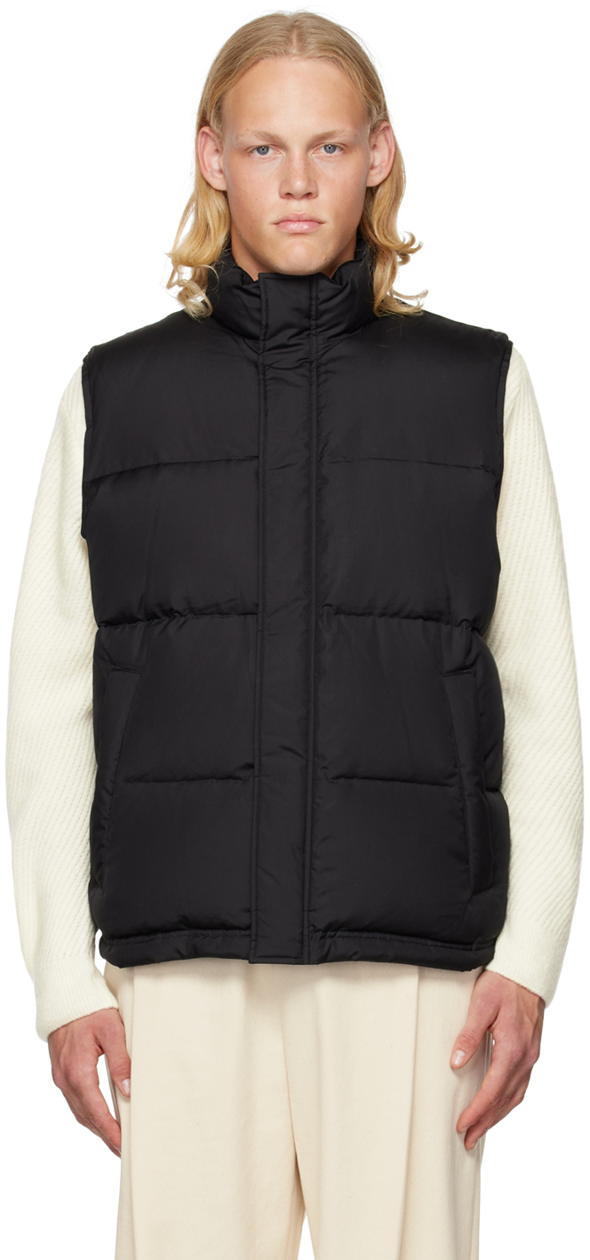 Black Suvin Down Vest