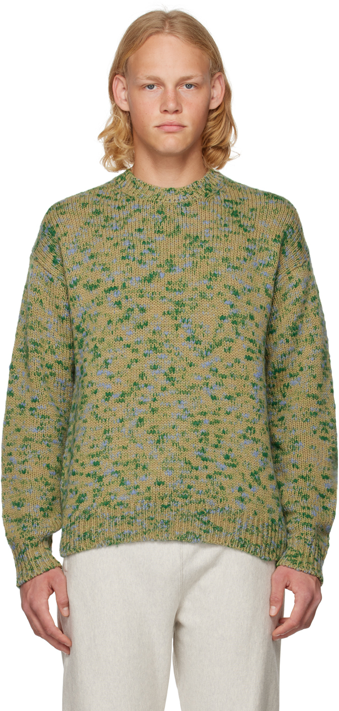 Khaki Mix Sweater by AURALEE on Sale