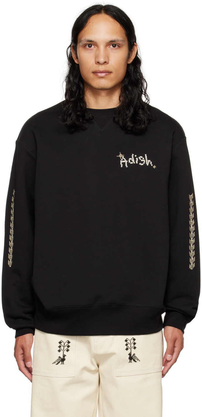 ADISH Black Tatreez Sweatshirt