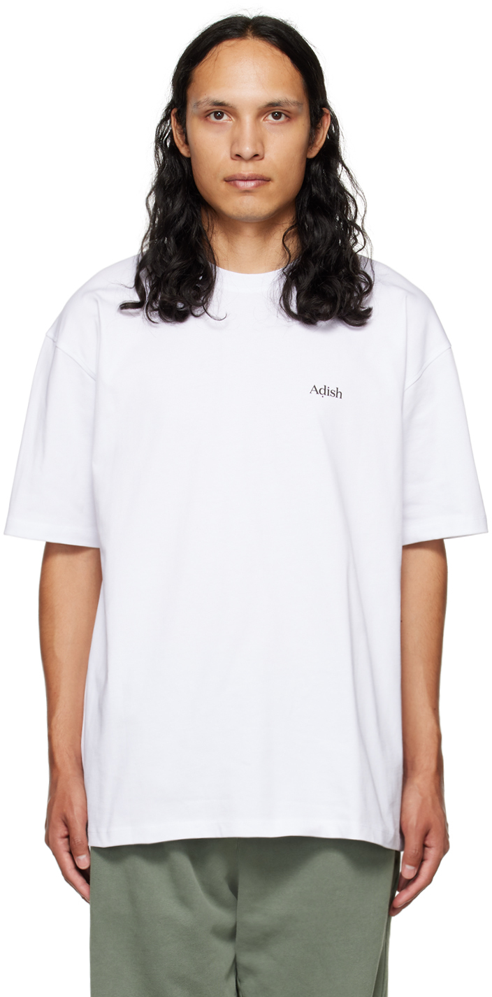 ADISH White Print T-Shirt