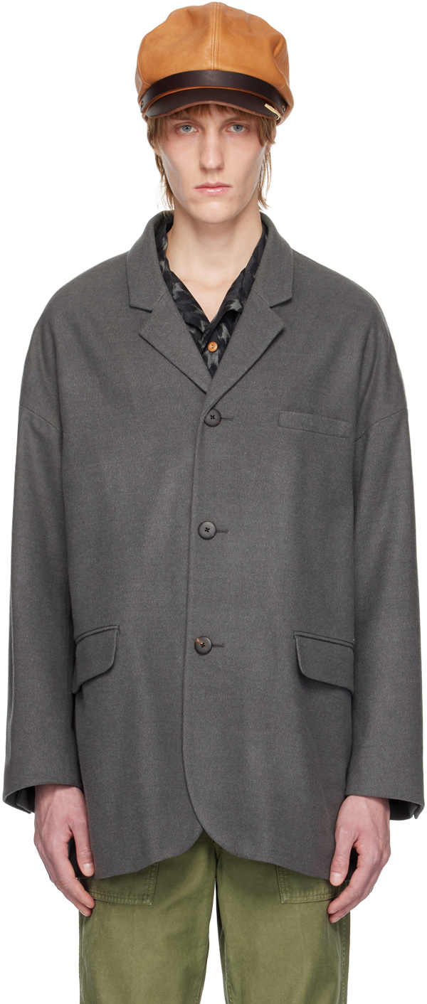 Visvim Gray Hammons Blazer | Smart Closet