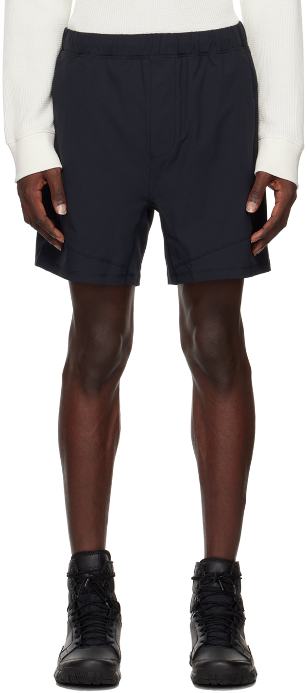 Outdoor Voices Black Train Shorts In Acai
