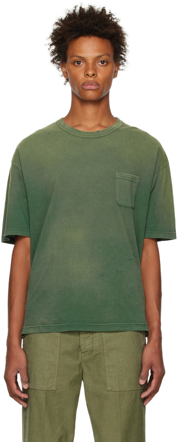 Visvim Green Amplus T-Shirt | Smart Closet