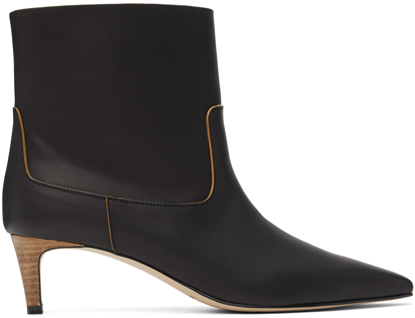 COMME SE-A SSENSE Exclusive Black Luxe Western Boots