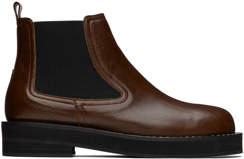SSENSE Exclusive Brown Ronda Boots