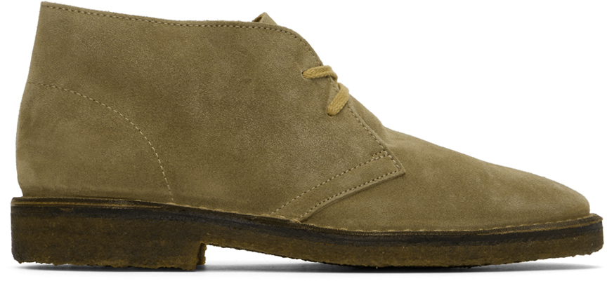 Gray Clifford Desert Boots by Drake's on Sale