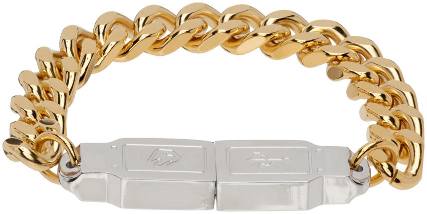 Gold & Silver USB Bracelet