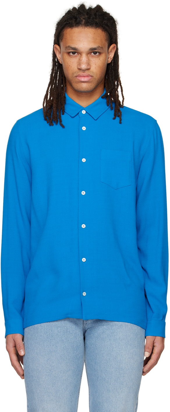 Séfr SSENSE Exclusive Blue Hampus Shirt | Smart Closet