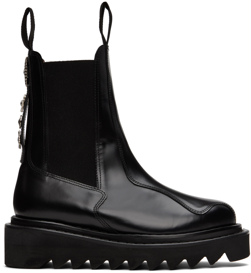 SSENSE Exclusive Black Chelsea Boots