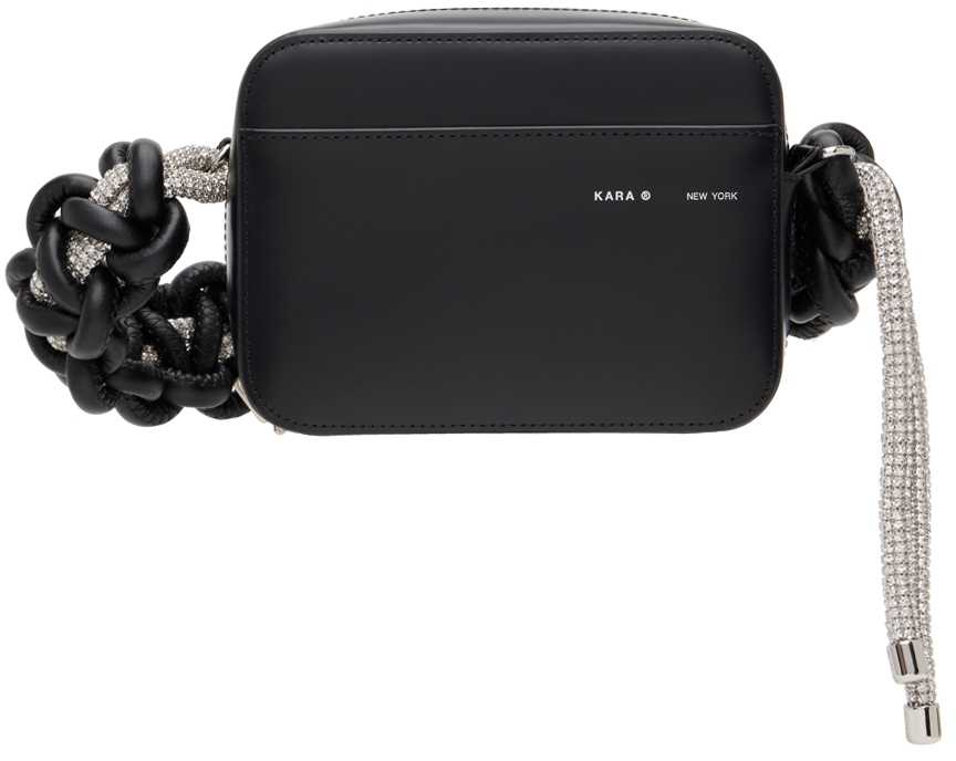 SSENSE Exclusive Black Crystal Cobra Camera Bag