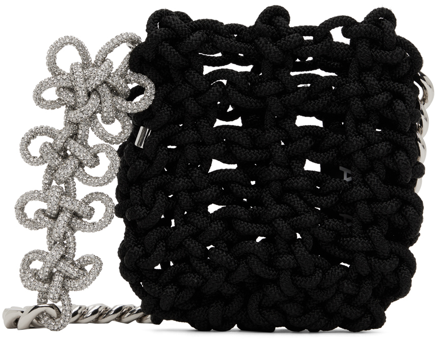 Black Knot Chain Crossbody