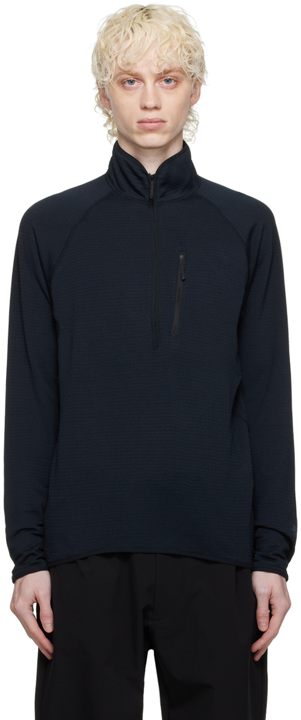 Goldwin Black Half-Zip Sweatshirt