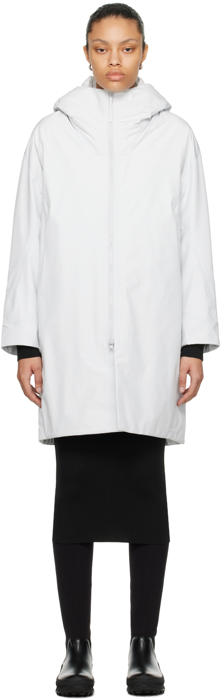 Veilance Off-white Monitor Coat In Atmos