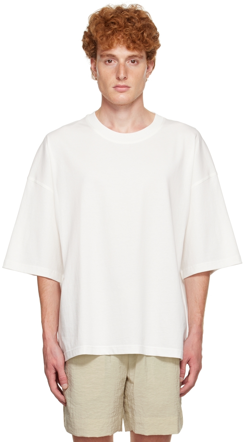 Le17septembre White Cotton T-shirt
