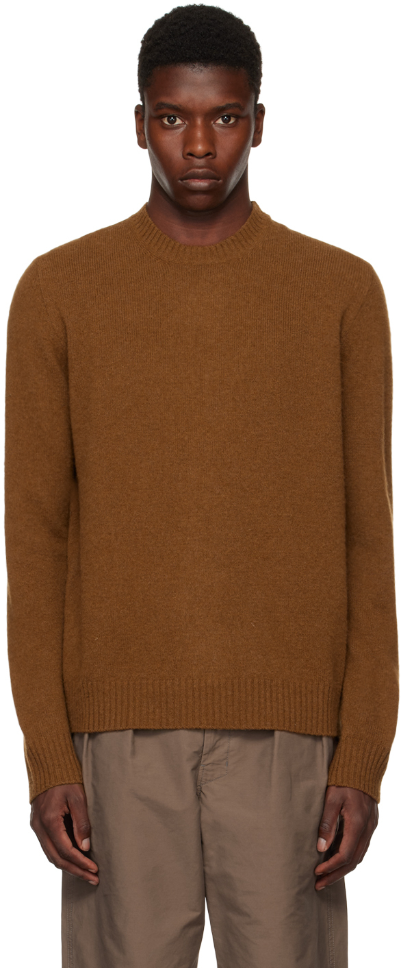 PRESIDENT's: Brown Crewneck Sweater | SSENSE