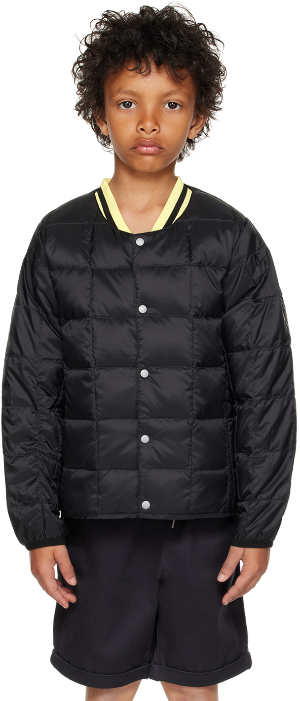 Taion Kids Black Quilted Down Jacket