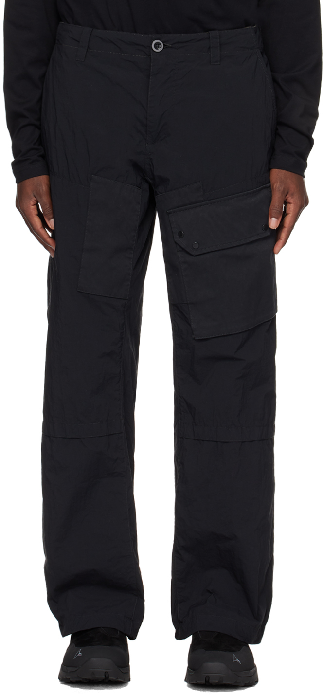 Black Tasconato Cargo Pants
