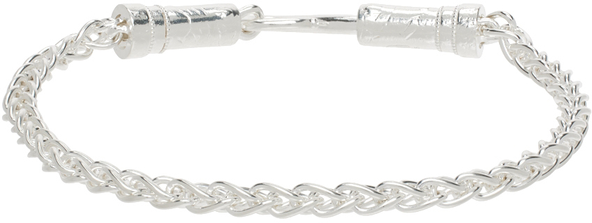 SSENSE Exclusive Silver & Orange Catherine Bracelet Ssense Uomo Accessori Gioielli Bracciali 