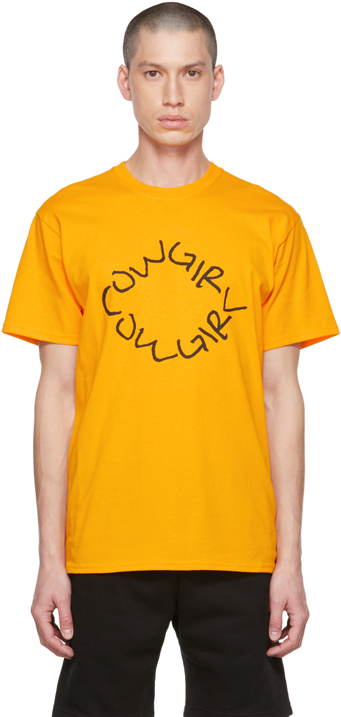 Cowgirl Blue Co Yellow Penmanship T-Shirt