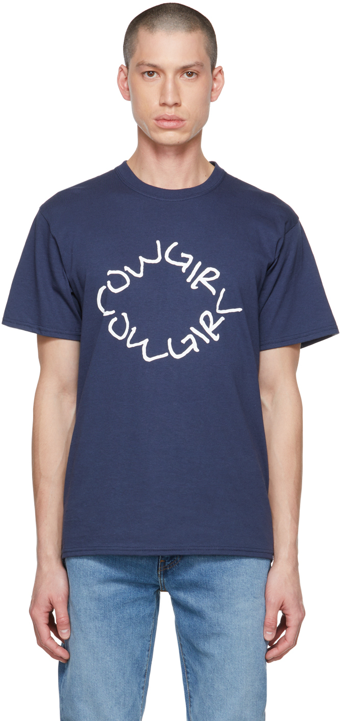 Cowgirl Blue Co Navy Penmanship T-Shirt