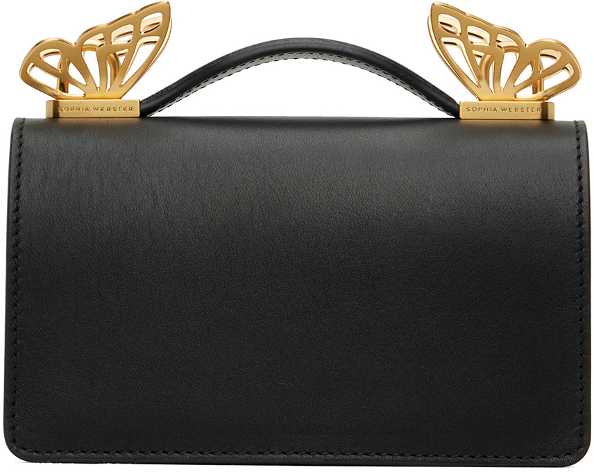 Sophia ster Black Mini Mariposa Shoulder Bag SSENSE UK