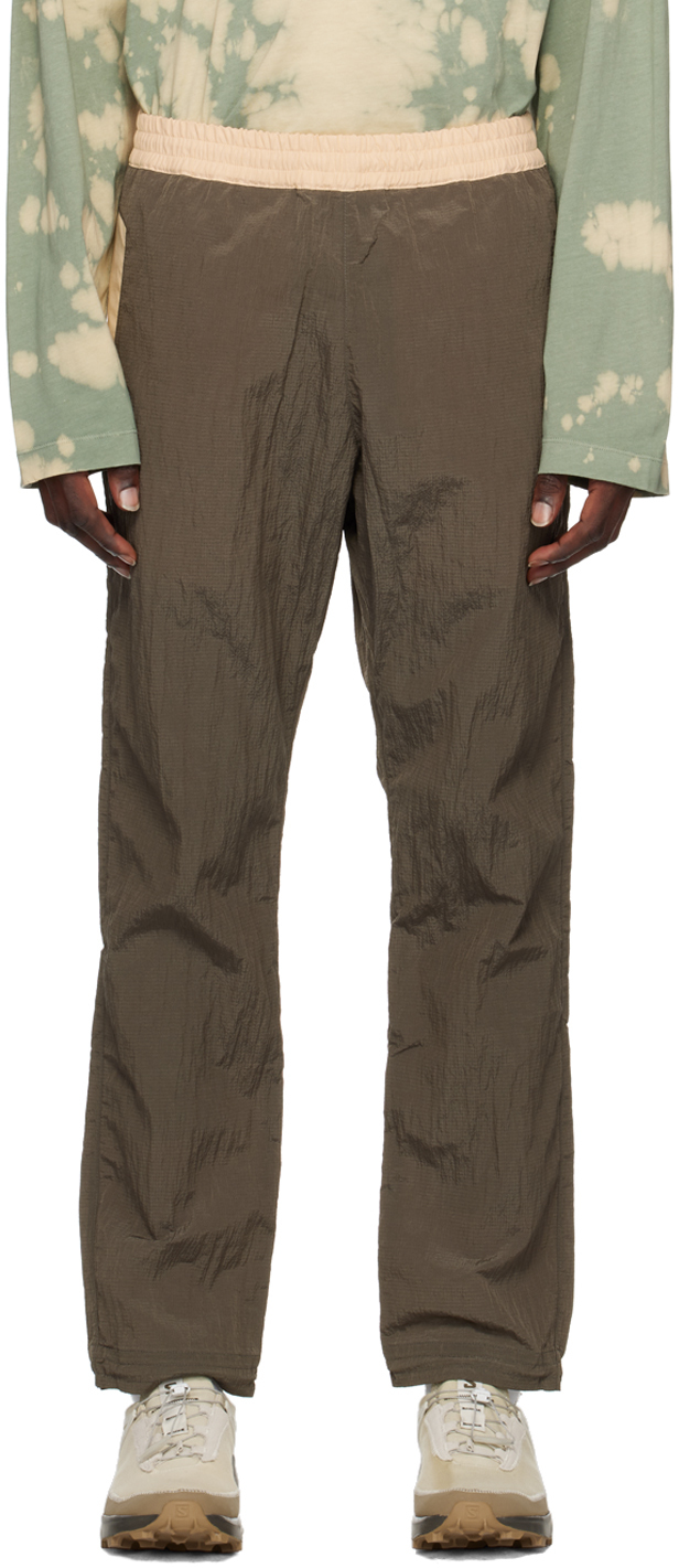Khaki Two-Tone Trousers