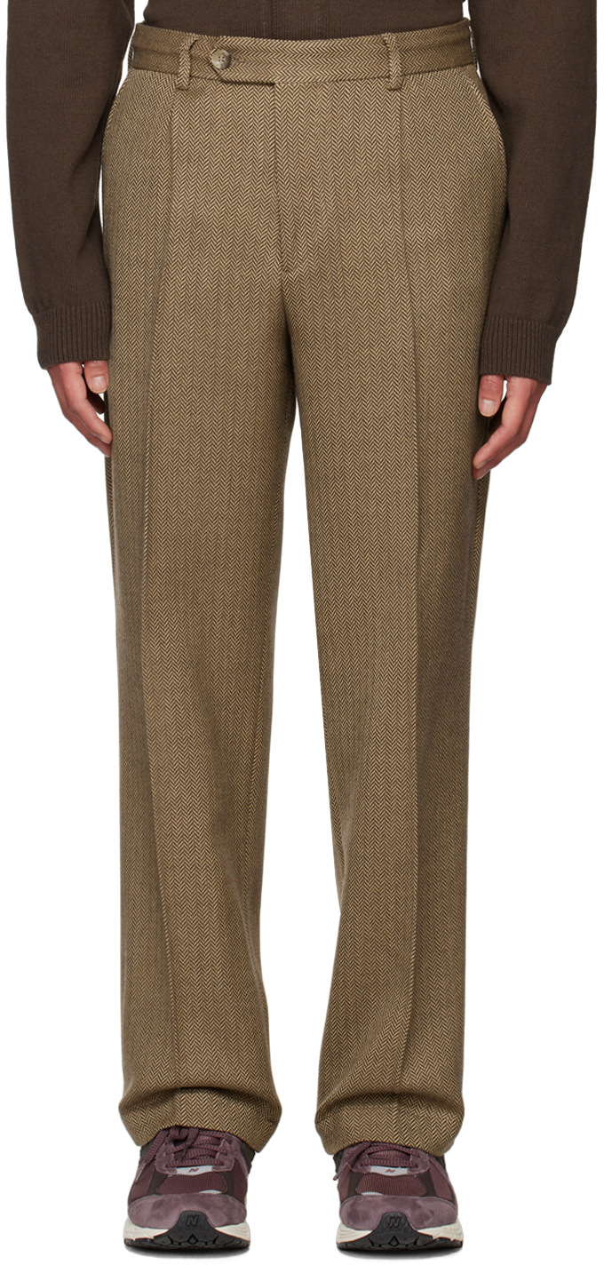 Brown Service Trousers by mfpen on Sale