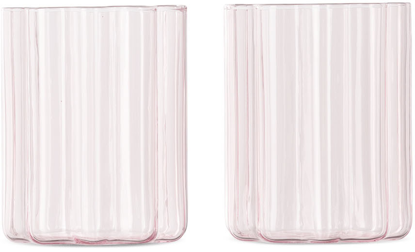 Fazeek Pink Wave Glass Set