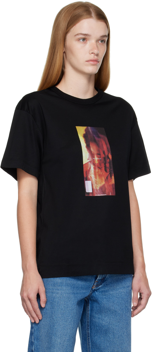 Meryll Rogge Graphic Print Short Sleeve Crewneck T-shirt In Black